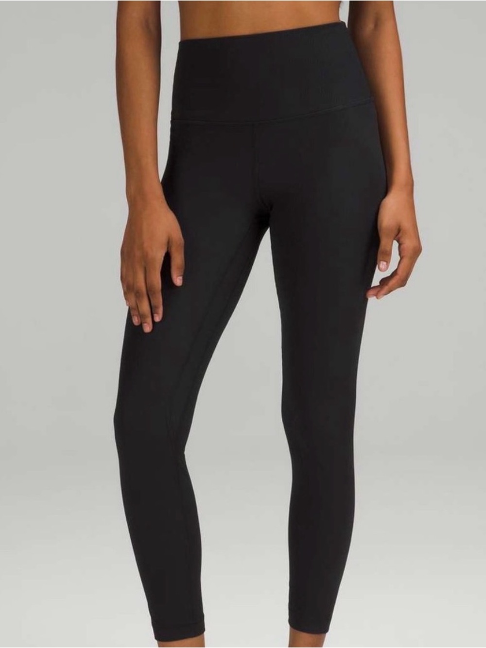 Lululemon Align Ribbed High-Rise Pant 25" Black Size 4